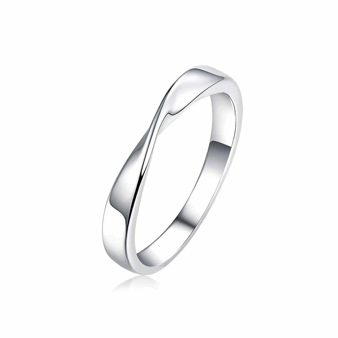silver mobius ring 